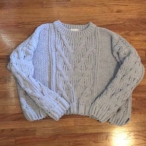 JOA Los Angeles Oversized Chenille Sweater